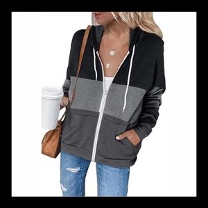 Female Cardigan Coat, Long Sleeve Hooded Tops.